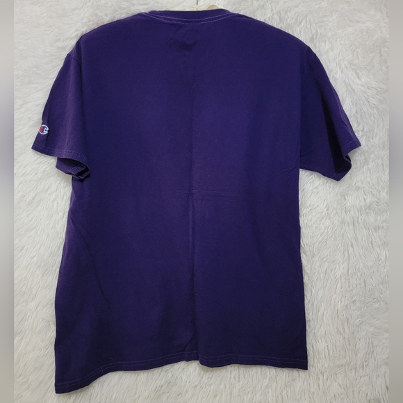 Champion Purple Washington Huskies T-Shirt 100% Cotton Mens M - Picture 5 of 6